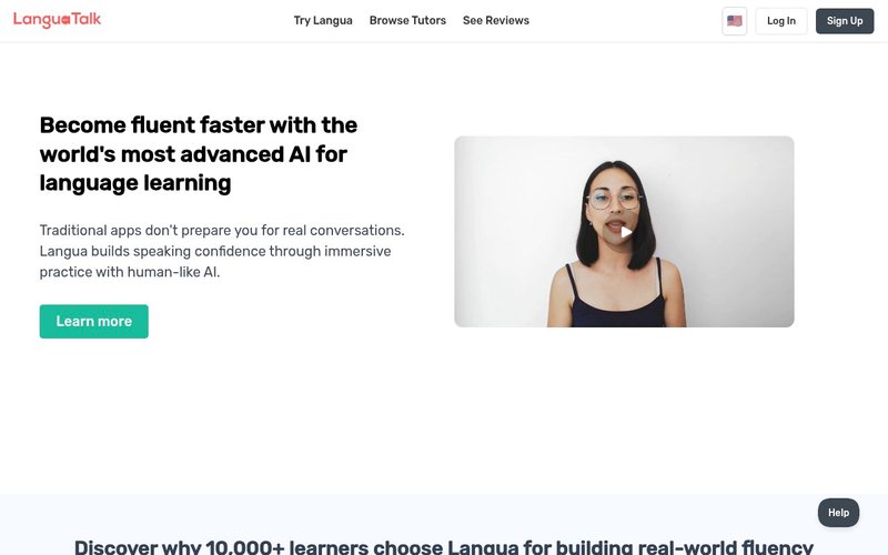 LanguaTalk AI language learning platform overview - ai tools learning japanese japan