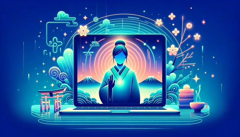 Japan-based Japanese tutor concept illustration — cultural immersion lessons