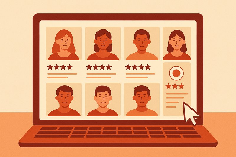 Browsing Japanese teacher profiles with ratings and prices on the italki marketplace