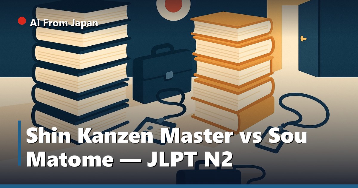 AI From Japan — Shin Kanzen Master vs Sou Matome — JLPT N2