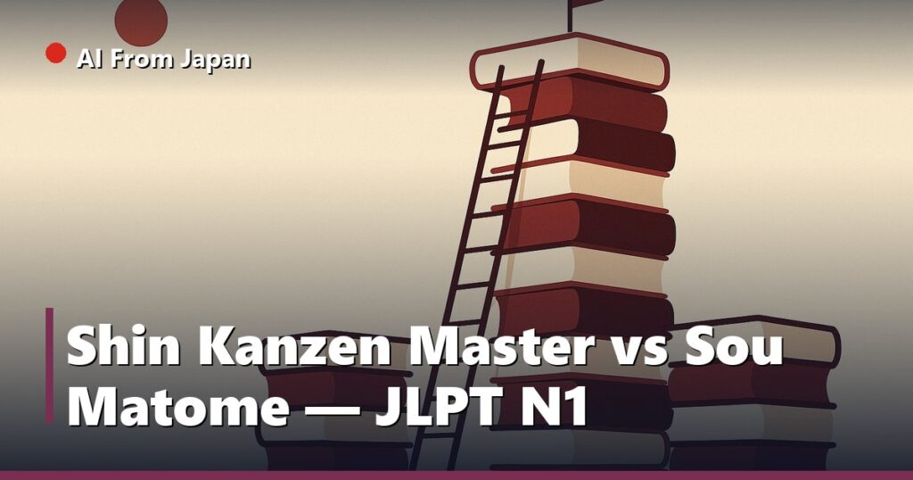 AI From Japan — Shin Kanzen Master vs Sou Matome — JLPT N1